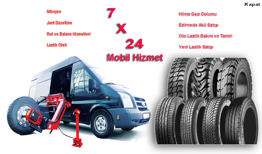 7x24 HİZMET